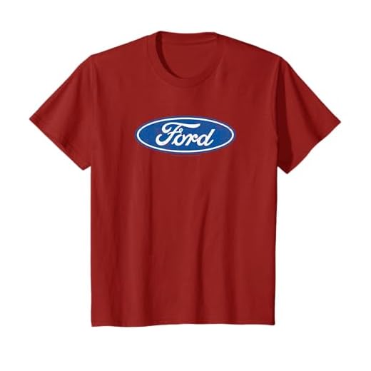 フォード - アンティーク調のブルーオーバルロゴ。 Tシャツ