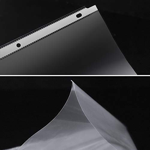 Craftinova 400 Sheet Protectors, 11 Hole Lightweight Binder Sleeves, Designed to Protect Frequently Used 8.5 x 11 Papers, Acid and PVC Free, Clear Plastic Design, 9.25 x 11.25 Top Loaded …