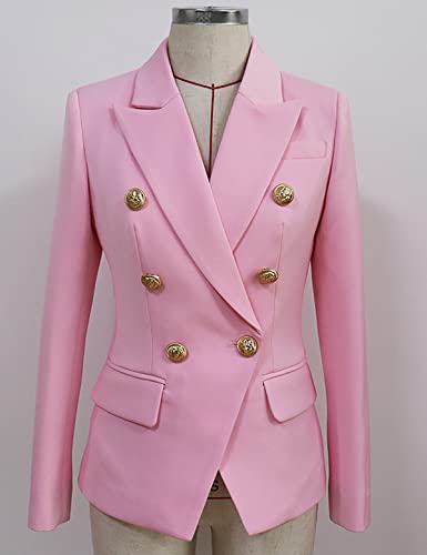 JinXuanYa Women's Two Piece Suit Casual Solid Work Pant Suit Lady Open Front Blazer Office Cardigan Jacket（Jacket+Pant）4