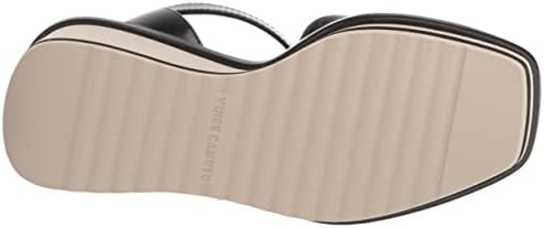Vince Camuto Women's Footwear Women's Baminda Wedge Sandal, Black, 8.5 | Image 3