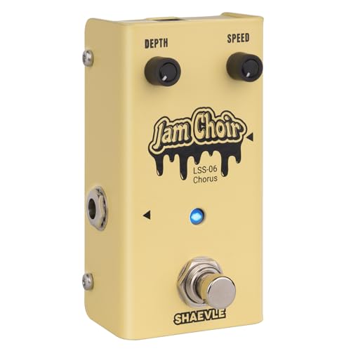 SHAEVLE Pedal de efecto Chorus: estilo Crystal Bucket-Brigade,