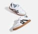 LUCKY STEP Kids Classic Retro Gum Sole Fashion Sneakers School Tennis Skate Shoes Girls Boys Hook and Loop Walking Casual Toddler Footwear Anti Slip Trainers(White/Black,Little Kid 12)