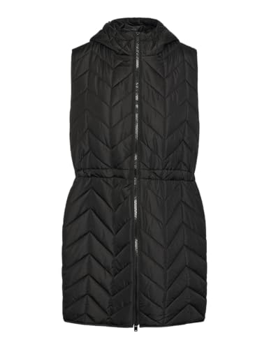 Gilet long matelassé PIECES Pcjasmin idéal pour vos balades d'automne en ville