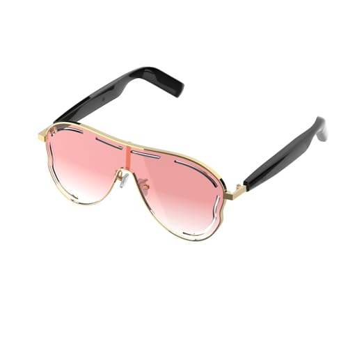 Smart Bluetooth 5.4 Sunglasses with Open-Ear Audio, Blue Light Blocking, UV Protection, Waterproof...