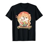Shiba Inu Perro Sushi Japonés Kawaii Sushi Perro Cachorro Amante Camiseta