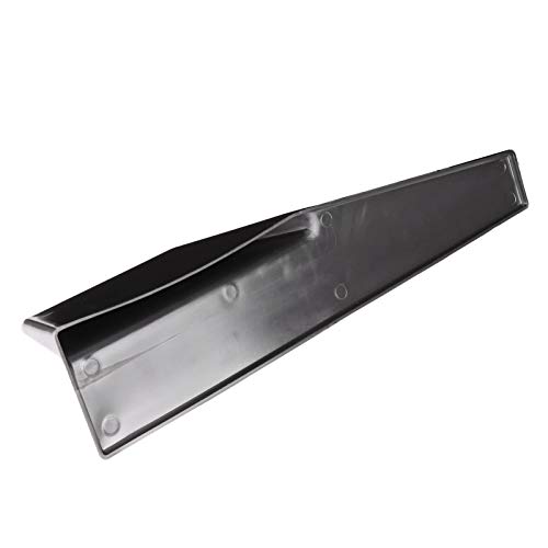 Universelle Seitenschweller für Autos - Paar Rocker Splitter Side Winglet Wing Diffusor Karosserie-Kit - Glänzend Schwarz 17,7 X 3,3 Zoll