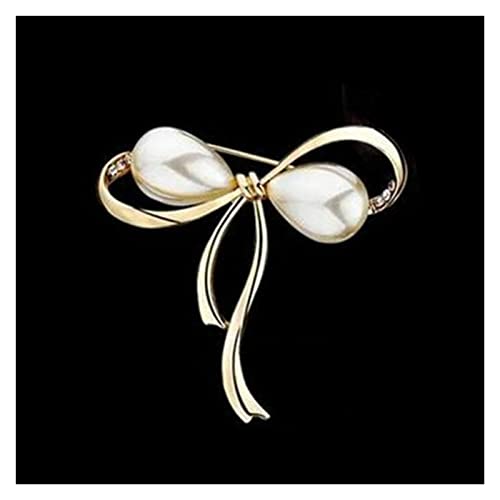 YASEJJE Broche Rebeca Broches Rhinestone Pearls Broche Pin for Las Mujeres Vintage Broches Grandes Joyería de Moda Accesorios Elegantes Regalo Cover
