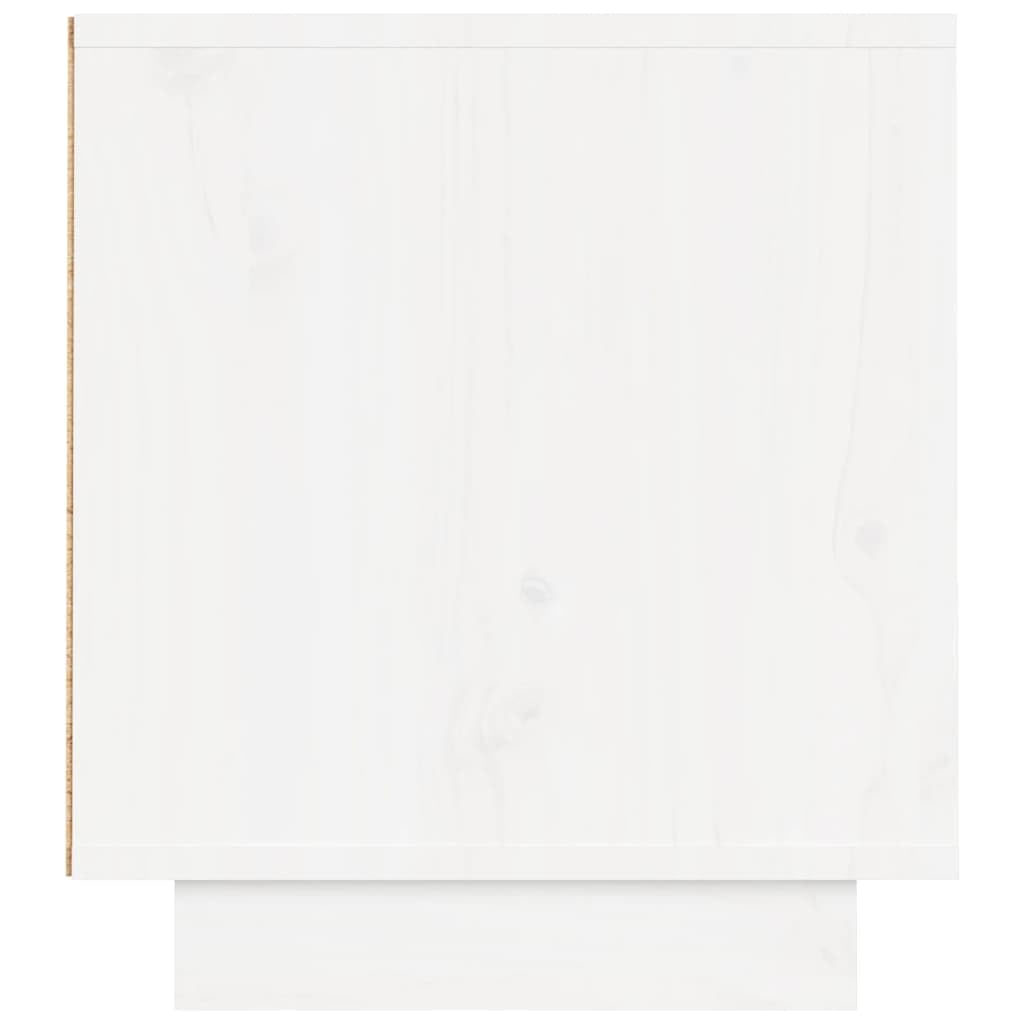 Szafka pod telewizor, biała, 140 x 35 x 40 cm, sosna z litego drewna, stojak pod telewizor do salonu, pokoju rozrywkowego, biura, nowoczesna jednostka rozrywkowa