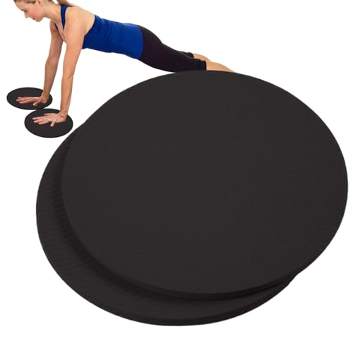 Shock-Absorbing Exercise Accessory, Yoga Knee Pads, Non-Slip Round Knee Pad Pair, Breathable Fitness Support, Ideal for Home, Tr