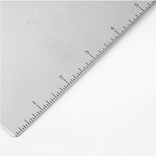 Cabilock 2 peças de raspador de massa de aço inoxidável, cortador de pizza, cortador de massa, corta