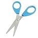 Aexit School Office Hand Tools Blue Plastic Handle Stainless Steel Blade Shears & Scissors Scissors Tool