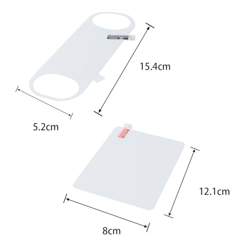 Nicear Screen Protector for Vita 2000 2 Pieces 9H Tempered Glass Front Screen Protector and 2 Pieces HD Transparent PET Back film - Image 6