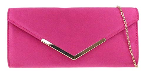 Pochette rose femme petit cadre rigide - Sac à main de cérémonie rétro