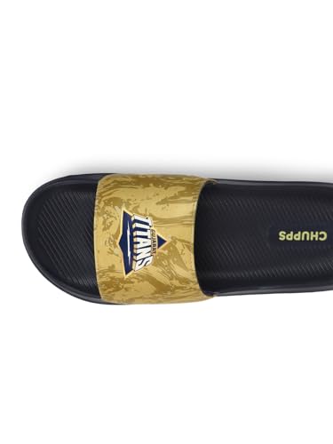 Image of CHUPPS Gt Hero Navy Drift Orthopedic Slippers | Soft Footpharma Footbed | Breathable Ventilation Holes | Lightweight Flip Flops | Anti-Skid Chappals for Everyday For Mens