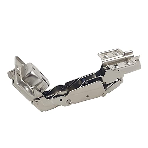 Kuanmin 2 Pcs Cabinet Hinges, 165 Degree 2 Sections Strenght Kitchen Cabinet Hinges, Self Close Pack Of 2 Cabinet Hinges (Half Overlay) #TOP6