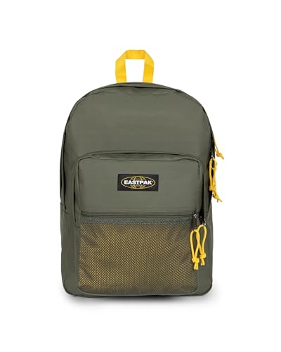 Eastpak Mochila Pinnacle de : Mochila Grande de Doble Compartimento con Organizador Interno, Espalda y Correas Acolchadas, Capacidad 38 L, 42 x 32 x 25.5 cm   Kontrast Khaki Yellow