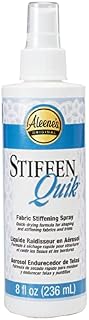 Aleene's 15581 Spray usztywniający do tkanin Stiffen-Quick (8 uncji), przezroczysty, 236 ml