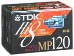 TDK 3-Pack 120-Min Hi-8 Tapes (P6120HPS3)
