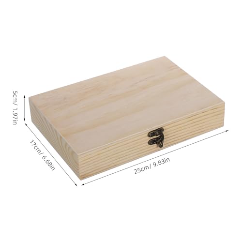 Caja de almacenamiento de madera para cigarros y objetos pequeños TOPBATHY 2