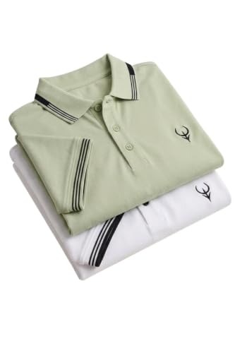 Image of Lymio Polo T Shirt for Men | Men Casual T-Shirt | Polo Available in Combo Pack of 2 (Polo-40-43)
