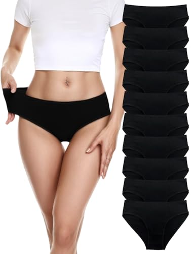 Image of Cotton Underwear for Women - Soft, Breathable, Full Coverage Panties, Tag-Free Comfortable Briefs, Multi-Pack