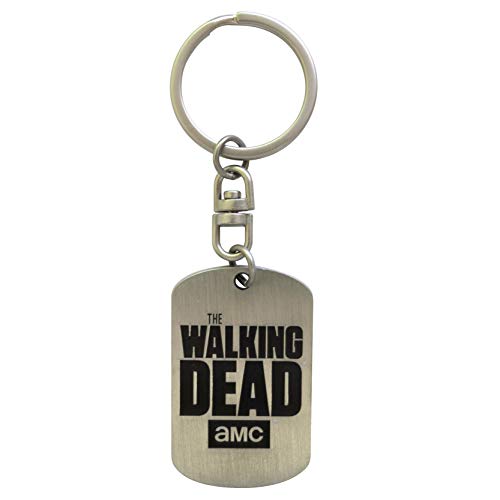 Categoria_Portachiavi ABYstyle - THE WALKING DEAD - Portachiavi - Dog tag logo, Argento, Taglia unica