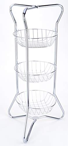 Legumeira C/ 3 Cestos Removiveis, Future, Cromado