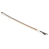 YR-Seasons Professional 4/4 Size Arbor Horse hair Violin Bow with Black Handle Brown-29.13 Inch
