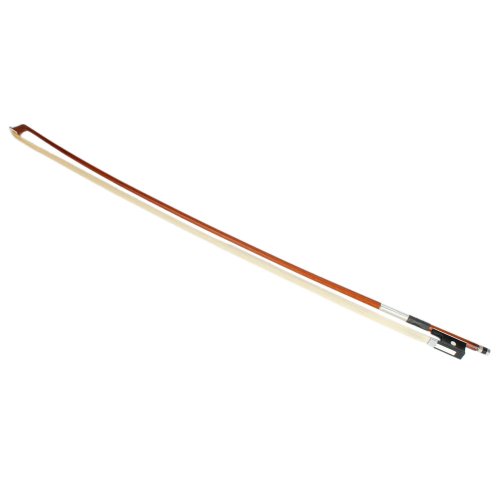 YR-Seasons Professional 4/4 Size Arbor Horse hair Violin Bow with Black Handle Brown-29.13 Inch