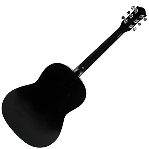 Image of RockJam Acoustic Guitar Superkit Includes Stand, Gig Bag, Tuner, Picks, Plectrum Holder, Spare Strings & Online Lessons 6 String Pack, Right, Natural, Full (RJW-101-N-PK)