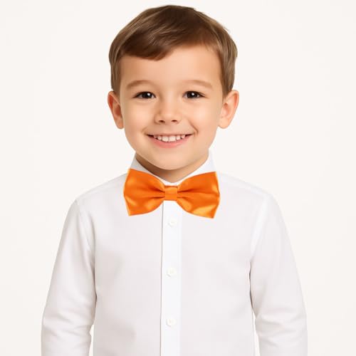 Image of Kids Pre-tied Bow Tie for Boys, Formal & Casual Adjustable Bowtie Age 3-13 Years