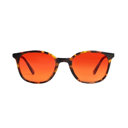TrueDark by Dave Asprey | Sunsets Pro | Blue Light Blocking Glasses for Women & Men Gradient Red Yellow Lenses Block 99% of Blue Light for Evening Screen Time