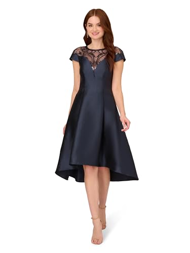 Image of Adrianna Papell Womens Mikado Short Dress