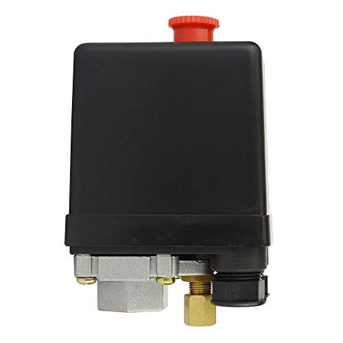 Interstate Pneumatics LF10-L1H Pressure Switch - 1/4 inch FPT Single Port - Push