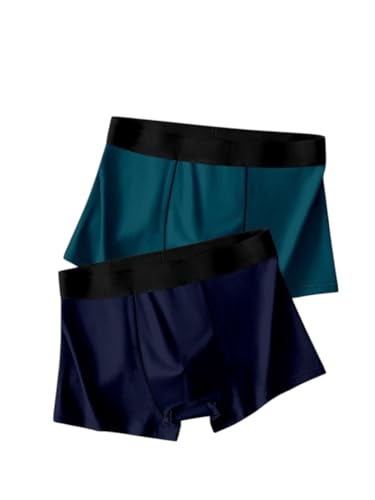 Image of HK47 Men Underwear Pack, Ice Silk Stretchable Breathable Trunks, Regular Fit Men's Brief, Anti Bacterial Quick Dry Innerwear for Men