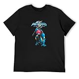 Impression professionnelle Nadu Metroid Fusion T-shirt rétro pour jeux vidéo, Noir , L
