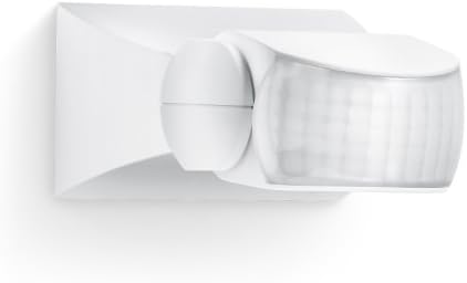 Steinel Infrared Motion Sensor IS 1 white, 120° Motion Detector, 10 m Range, IP 54, splashproof, max. 500 W or 4 LEDs