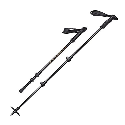 Crescent Moon Collapsible All-Season Aluminum Trekking/Hiking Poles For Hiking, Walking, Camping & Backpacking #TOP11