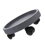 NUOBESTY Support Pot de Fleurs avec roulettes Plateau Mobilier PP pour Déplacer Facilemen...