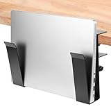 QWORK® Soporte Laptop Ajustable, Organizador Colgante con Pinza en C, para Almacenamiento Lateral en Escritorio y Laptop