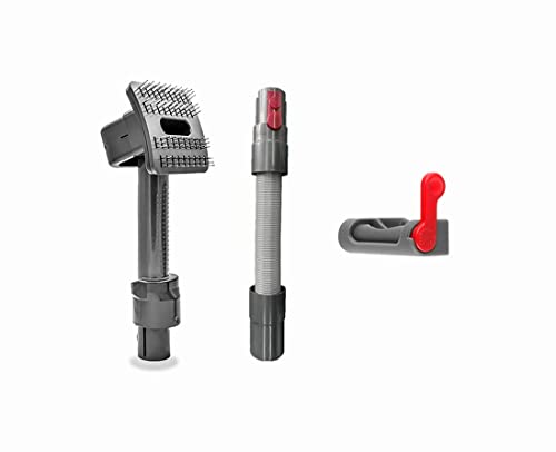 SHEAWA Dyson�_�C�\��V7 V8 V10 V11�Ή��y�b�g�u���V+�����z�[�X+�g���K�[���b�N3�_�Z�b�g �����я��� ���u���V �L �ю�� �u���b�V���O �L�u���V ����^�y�b�g�p ���� �Z�� �A�N�Z�T���[