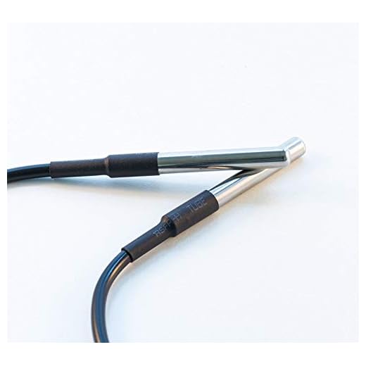 Movilideas - 2 unidades de Cable DS18B20 Sensor de Temperatura Digital de Acero Inoxidable Sensor de Temperatura Resistente al Agua (2 Unidades)