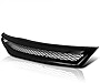 Spec-D Tuning Black Honeycomb Type Grill Hood Grille R Compatible with Honda Civic 2Dr Coupe 2006-2008