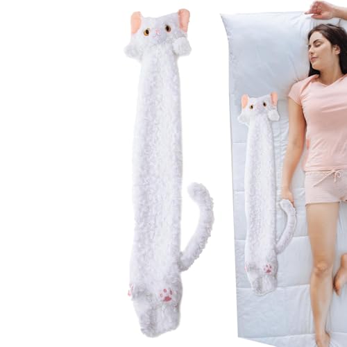 Bouteille eau chaude avec housse chat de dessin animé et poche étanche 2L