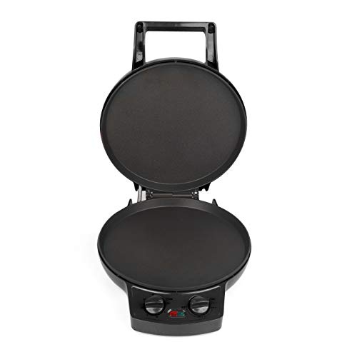 Courant Pizza Maker, 12 Inch Pizza Cooker And Calzone Maker, With Timer &Temperatures Control, 1440 Watts Pizza Oven Convert To Electric Indoor Grill, Black #TOP5