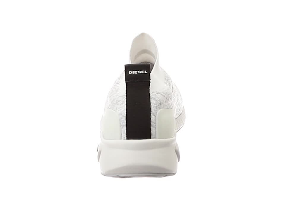 Diesel Womens SKB S-kb ATHL Sock Ii W - Sneakers White Size: 6.5