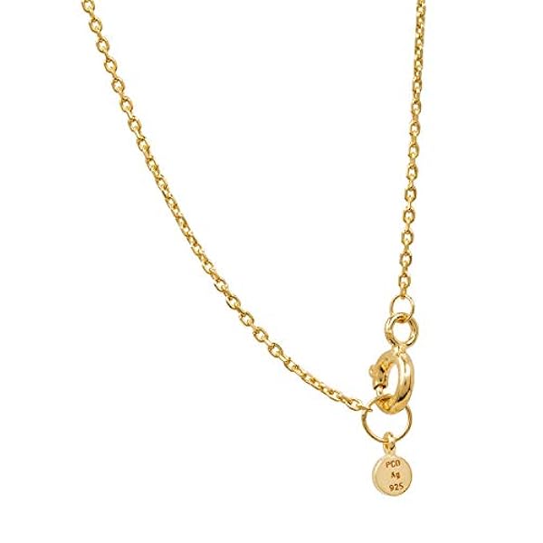 Pernille Corydon Urban Notes Collection bokstavskedja guld S damer halsband liten bokstav silver förgylld högglans – N940ABCSg