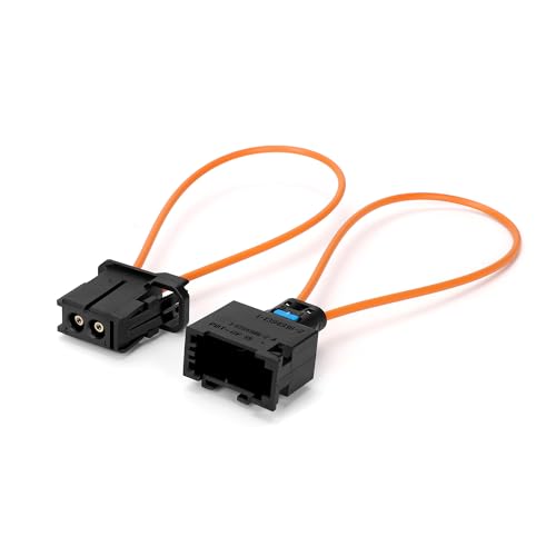 2PCS Most Fiber Optic Loop, Female and Male Fiber Optic Bypass Loop Adapter Connector Diagnostic Device Tool Compatible for BMW VW Porsche Benz Audi Mercedes Most Optical System