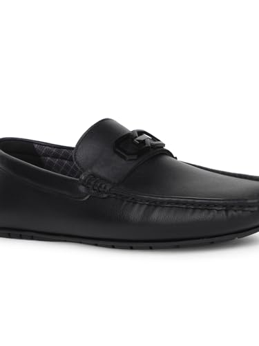 Image of Bata Red Label, Kim,Black Men's Loafer Shoes