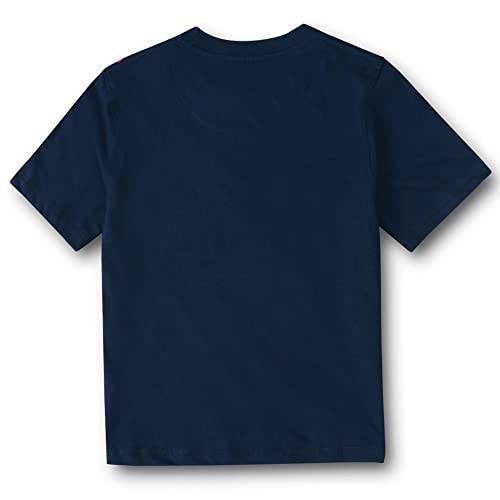 Image of Kidsville Batman Printed Regular Fit Yellow Cotton Boy's T-Shirt